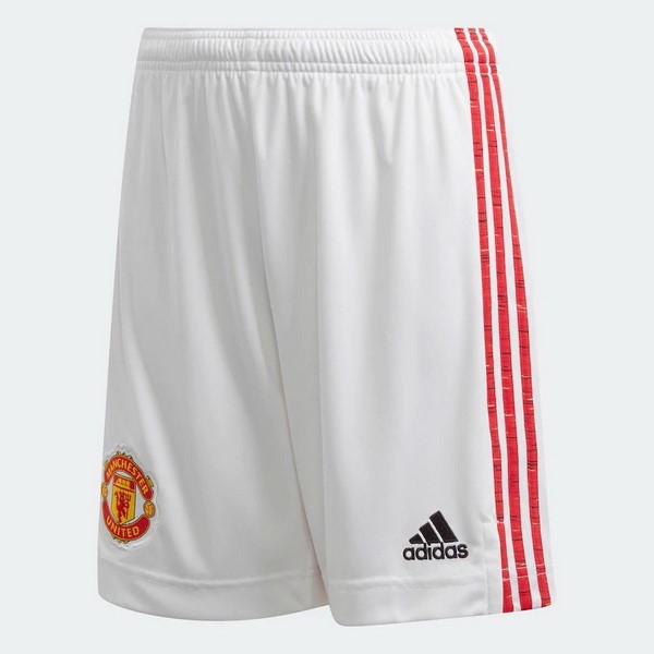 Pantalones Manchester United Primera Equipación 2020-2021 Blanco